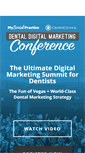 Mobile Screenshot of dentalmarketingconference.com