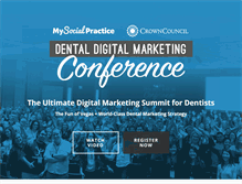 Tablet Screenshot of dentalmarketingconference.com